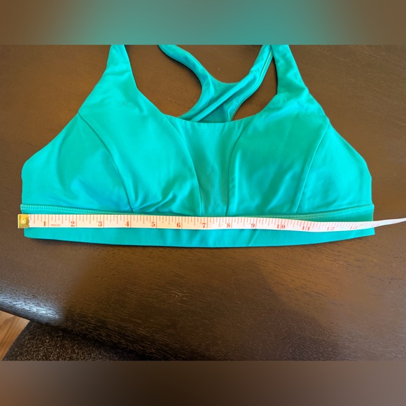 Lululemon Glide and Stride Tank Heathered - Viridian Green - Size 10 - Picture 9 of 12